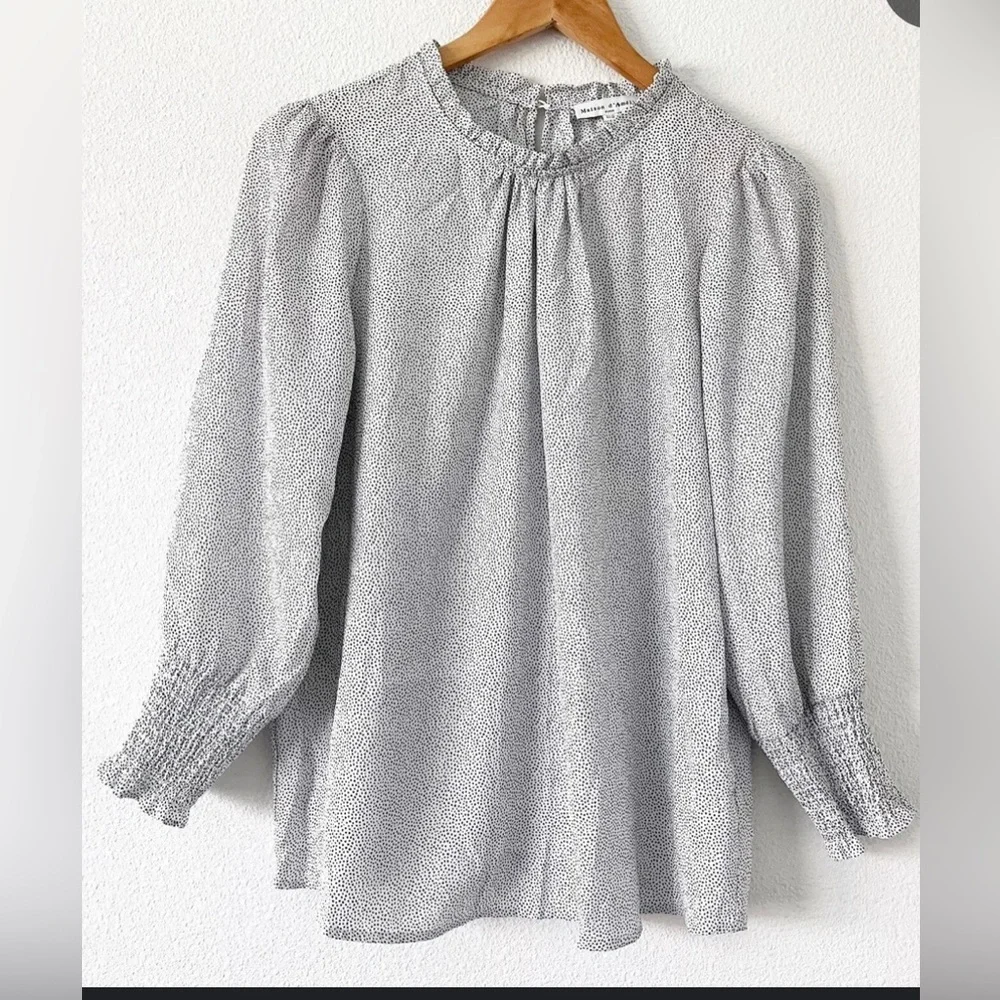 Women's Spotted Blouse - Picture 1 of 6